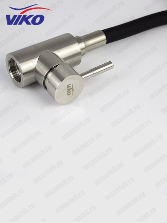 Смеситель VIKO V-4428 для кухни, с гибким изливом, чёрный