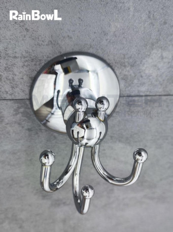 Крючок Rainbowl OTEL для ванной 2527 тройной малый хром