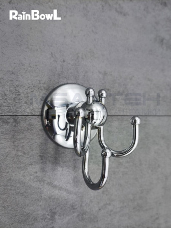 Крючок Rainbowl OTEL для ванной 2527 тройной малый хром
