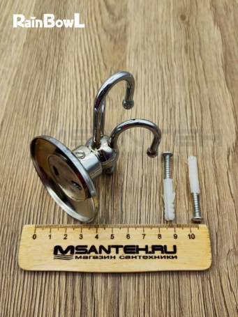 Крючок Rainbowl OTEL для ванной 2527 тройной малый хром
