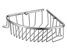 Полка Rainbowl FORA "Трапеция" 1-этажная хром (18/T)18 см  с крючками