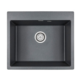 Мойка кварцевая KANTE, PM106052-DG, графит, 600х520 мм, Paulmark