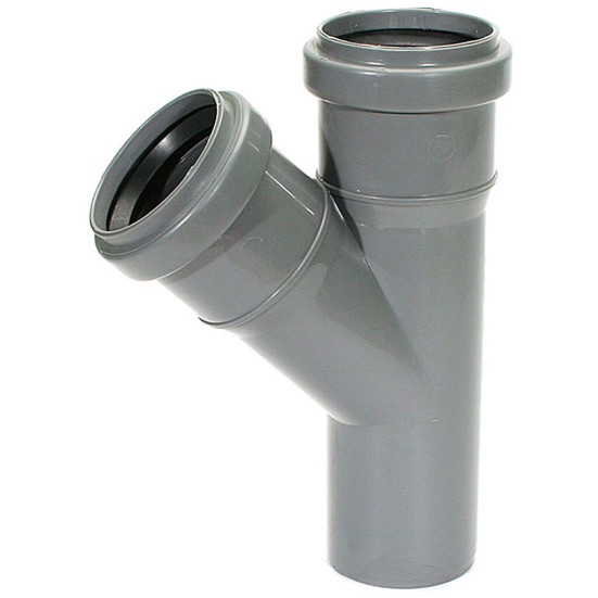 Тройник Pro Aqua 215487 Ø50х40 90* ПП Pro Aqua