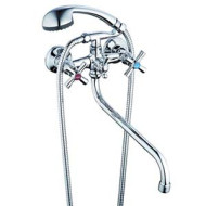 Смеситель G-Lauf QFR7-A722 для ванны маховик крест., картридж керам. (Shar) Zn Смеситель G-Lauf QFR7-A722 для ванны маховик крест., картридж керам. (Shar) Zn