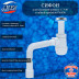 Сифон АНИ Пласт А0515 Грот 1½”х40 с гибкой трубой 40*40/50