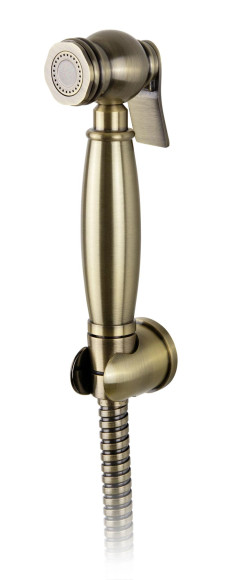 Гигиенический набор KAISER SH-335 An для биде: лейка, шланг, кронштейн, Бронза