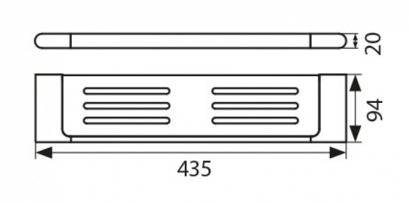 Полка KAISER KH-2729 Franco настенная L-480mm