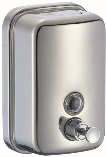 Дозатор VIKO V-820 настенный для жидкого мыла, 500 мл хром (латунь)