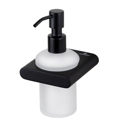 Дозатор KAISER KH-2730 Franco настенный, для жидкого мыла, черный матовый