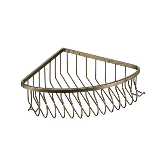 Полка угловая решетка 1-эт. (13993-1/BRONZE)