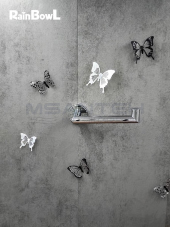 Бумагодержатель Rainbowl 2241-1 LONG для ванной без крышки настенный хром