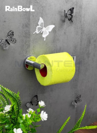 Бумагодержатель Rainbowl 2241-1 LONG для ванной без крышки настенный хром