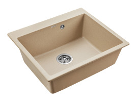 Мойка кварцевая KANTE, PM106052-QU, кварц, 600х520 мм, Paulmark