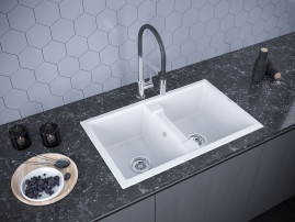 Мойка кварцевая ZWILLING PM238150-WH, белый, 810х500, Paulmark
