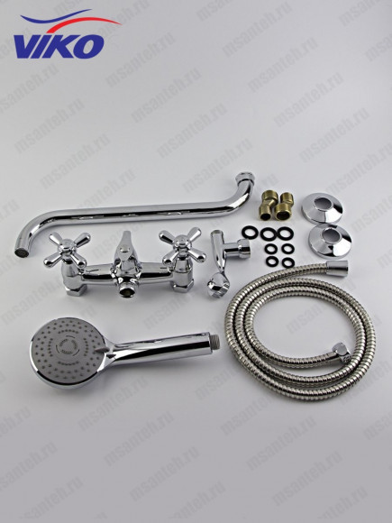 Смеситель VIKO V-2015 для ванны с держателем душевой лейки Смеситель VIKO V-2015 для ванны с держателем душевой лейки