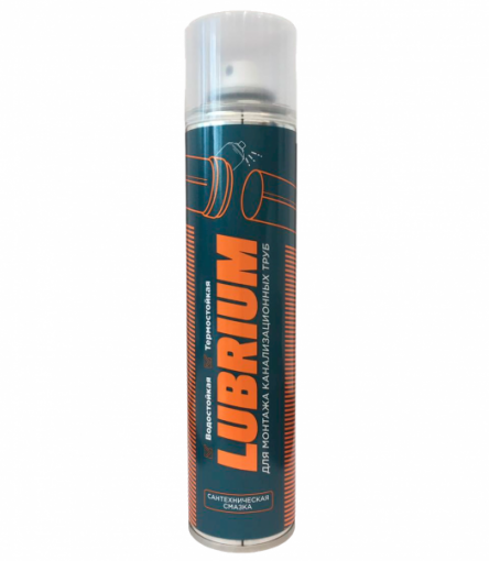 Сантехническая смазка LUBRIUM, баллон, аэрозоль, 400мл Сантехническая смазка LUBRIUM, баллон, аэрозоль, 400мл