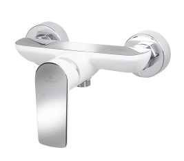 Смеситель KAISER 60077 Atrio для душа, БЕЗ излива, белый/хром