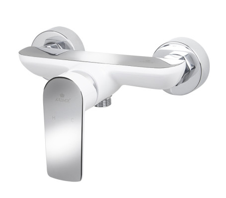Смеситель KAISER 60077 Atrio для душа, БЕЗ излива, белый/хром