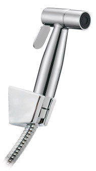 Гигиенический набор KAISER SH-338/HS-338 для биде: лейка, шланг, кронштейн, серебро