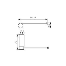 Держатель KAISER KH-3241 Vita туалетной бумаги 