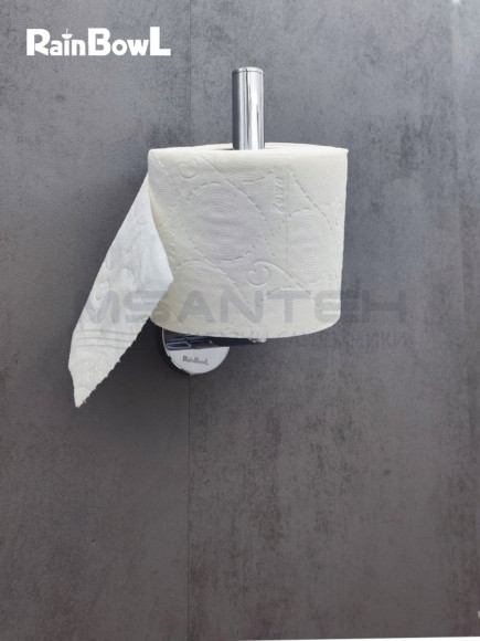 Бумагодержатель Rainbowl 2241-3 LONG для ванной без крышки вертикальный настенный хром