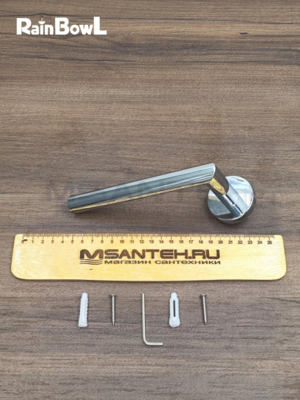 Бумагодержатель Rainbowl 2241-3 LONG для ванной без крышки вертикальный настенный хром