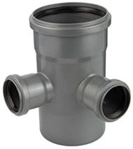 Крестовина D=110х50х50 90° 2х-пл. ПП WaterMark Крестовина D=110х50х50 90° 2х-пл. ПП WaterMark