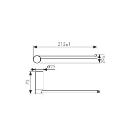 Держатель KAISER KH-3242 Vita полотенец 