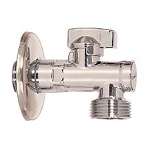 Кран шаровый Watermark Wm373 угловой 1/2" х 3/4" с фильтром