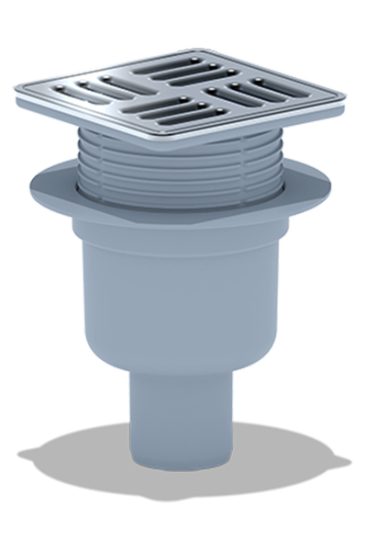 TA5714М Трап АНИ верт. вып.50 рег. решетка нерж/сталь 12 х12