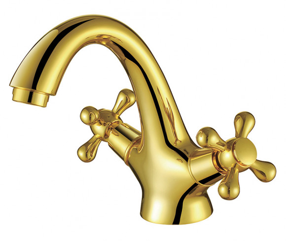 Смеситель KAISER 44311-3 Carlson Style для раковины, золотой