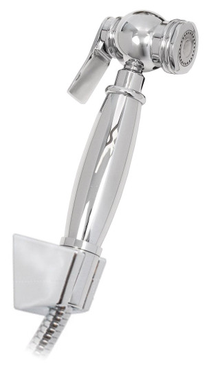 Гигиенический набор KAISER SH-342 для биде: лейка, шланг, кронштейн, Хром