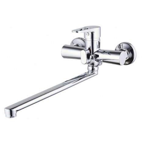 Смеситель G-Lauf NUD7-A045 для ванны ø35 Zn с поворотным изливом 320мм