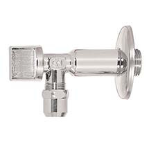 Кран Watermark Wm378 угловой 10х1/2" с цангой 