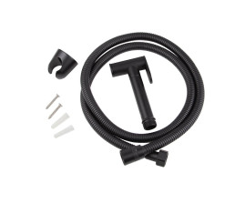 Гигиенический набор VIKO V-0132 (шланг, лейка, держатель) в коробке (латунь) черный матовый 