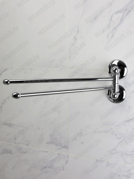 Полотенцедержатель Rainbowl OTEL "Рога" двойные (2572) большие плоские