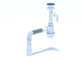 Сифон АНИ Пласт С0315 1-1/2" х 40 с нос. с г/тр.40х40/50