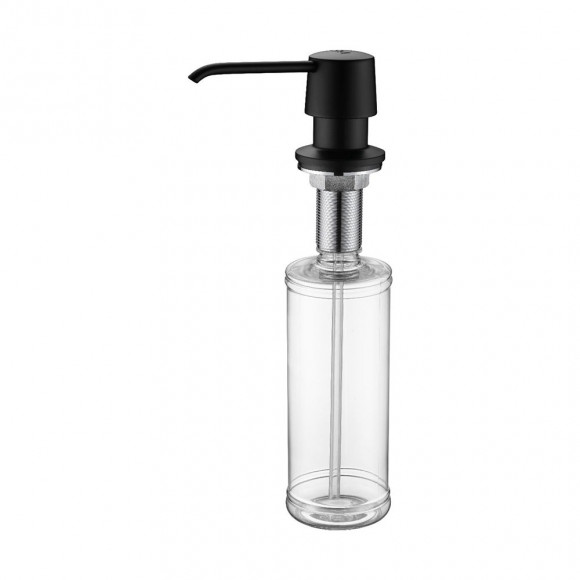 Дозатор для жидкого мыла SAUBER, D001-401, антрацит, Paulmark