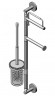 Комплект для туалета подвесной стойка хромированная Langberger 70182