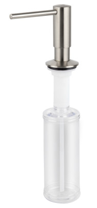 Дозатор KAISER KH-3055 для моющих средств встраиваемый в мойку серебристый матовый 330 мл