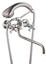 Смеситель G-Lauf QML7-A827 для ванны маховик крест, картридж керам. Zn