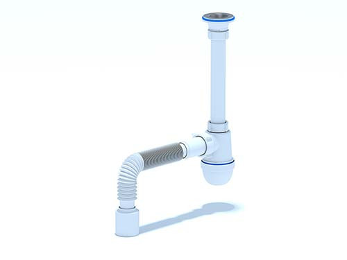 Сифон АНИ Пласт С1010 1-1/4" х 40 с г/тр. 40х50