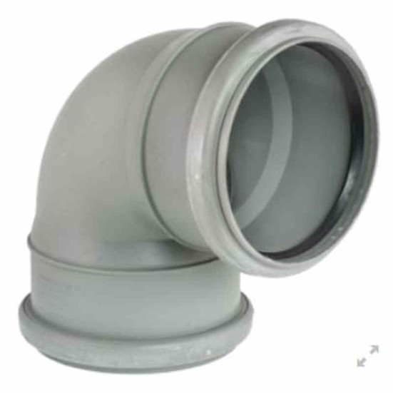 Отвод 110 х 87,5 Двухраструбный ПП WaterMark