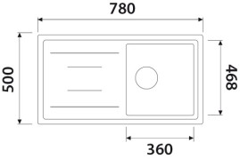 KGM-7850-S Мойка-Гранит KAISER