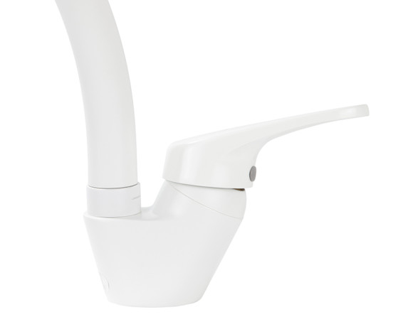Смеситель KAISER 55244-4 County для кухни, белый матовый