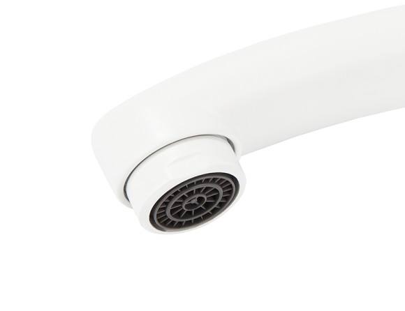 Смеситель KAISER 55244-4 County для кухни, белый матовый