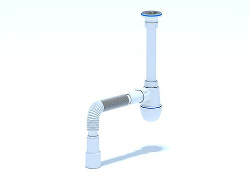 Сифон АНИ Пласт С1015 1-1/4" х 40 с г/тр. 40х40/50