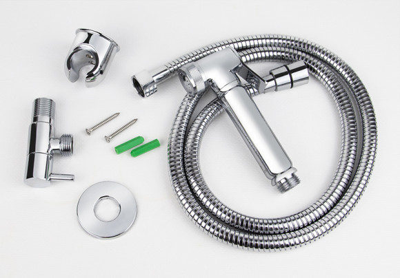 Гигиенический набор KAISER SH-332 с краном, Хром