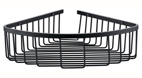 Полка KAISER KH-5022 настенная, угловая, 230*230*72 мм, черный