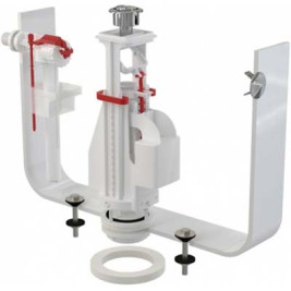 Комплект арматуры боковой 1/2" 2-ой кнопкой Пластик (A PLAST) SA08А-1/2"